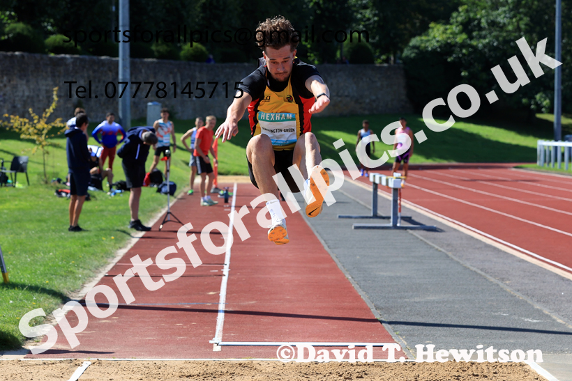 Decathlon long jump, 2025 EAP International Combined Events, Hexham, Northumberland.  Photo: David T. Hewitson/Sports for All Pics